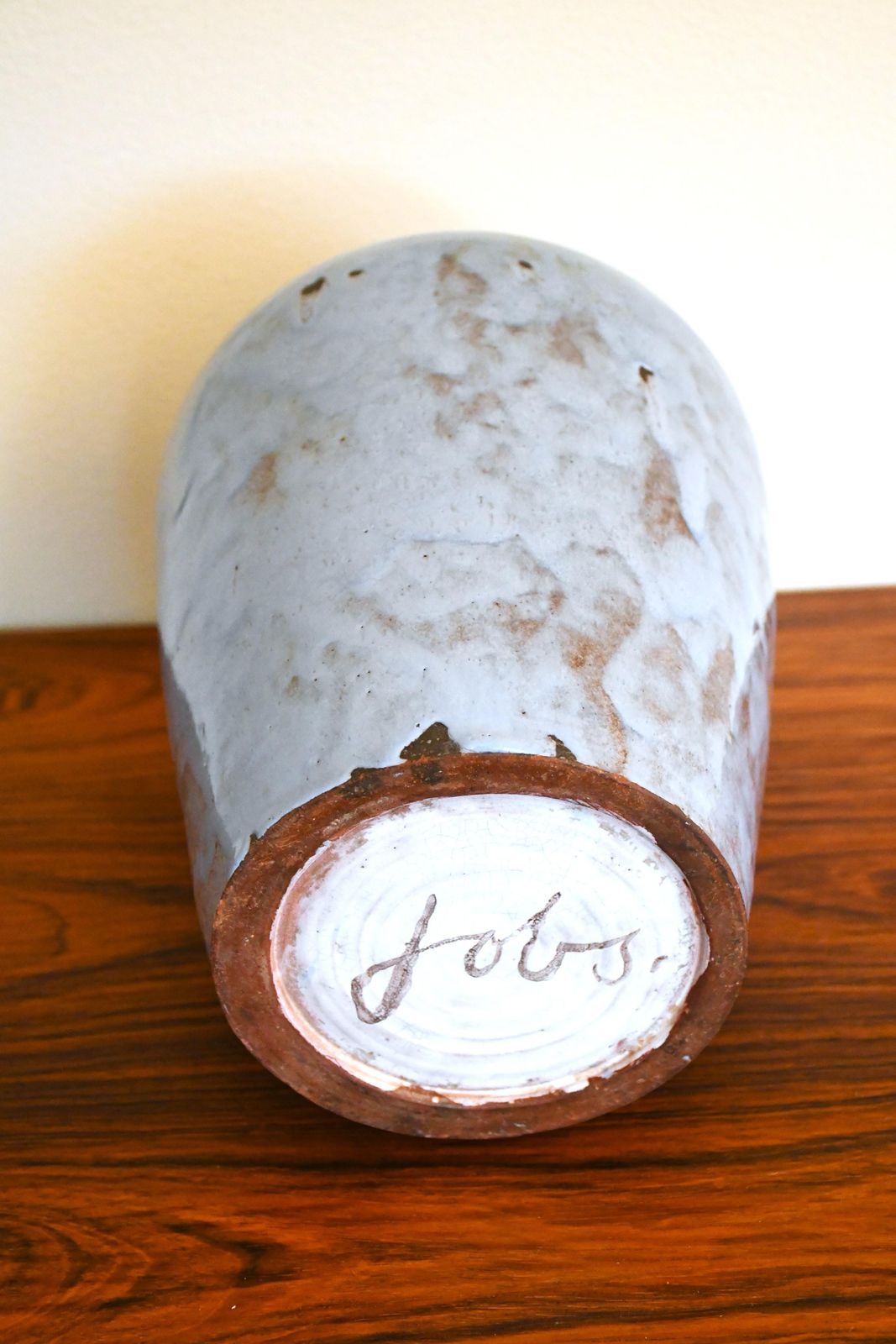 Home Decor Large Ceramic Vase By Lisbet Jobs, Late 1930s photo