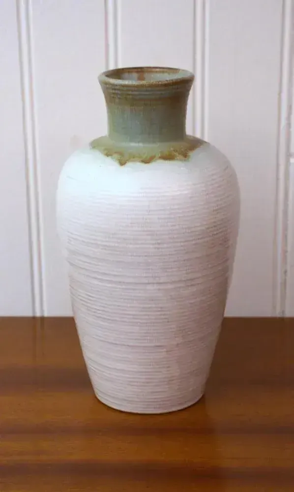 Large Swedish Ceramic Vase By Anna Lisa Thomson For Upsala Ekeby, 1940s photo 1913.0