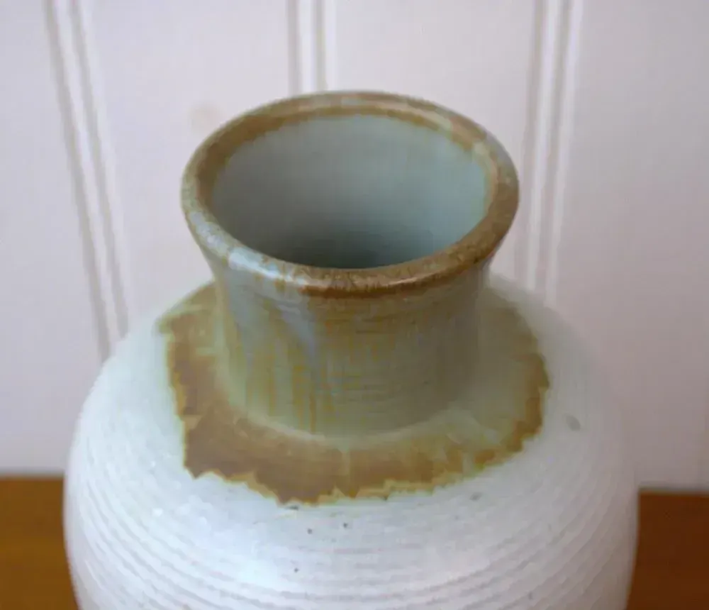 Large Swedish Ceramic Vase By Anna Lisa Thomson For Upsala Ekeby, 1940s photo buy