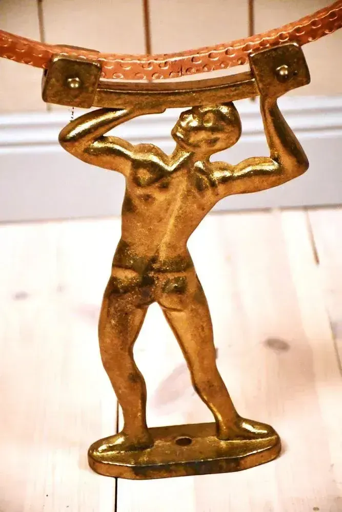 Large Swedish Wrought Copper Garden Sundial, 1960s photo vintage