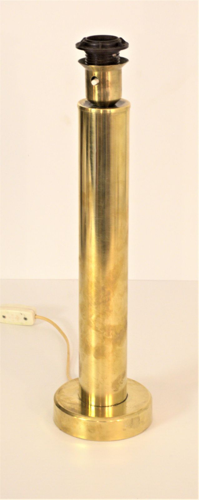 photo furniture Large Swedish Modern Brass Table Lamps By Kosta Elarmatur, 1940s, Set Of 2