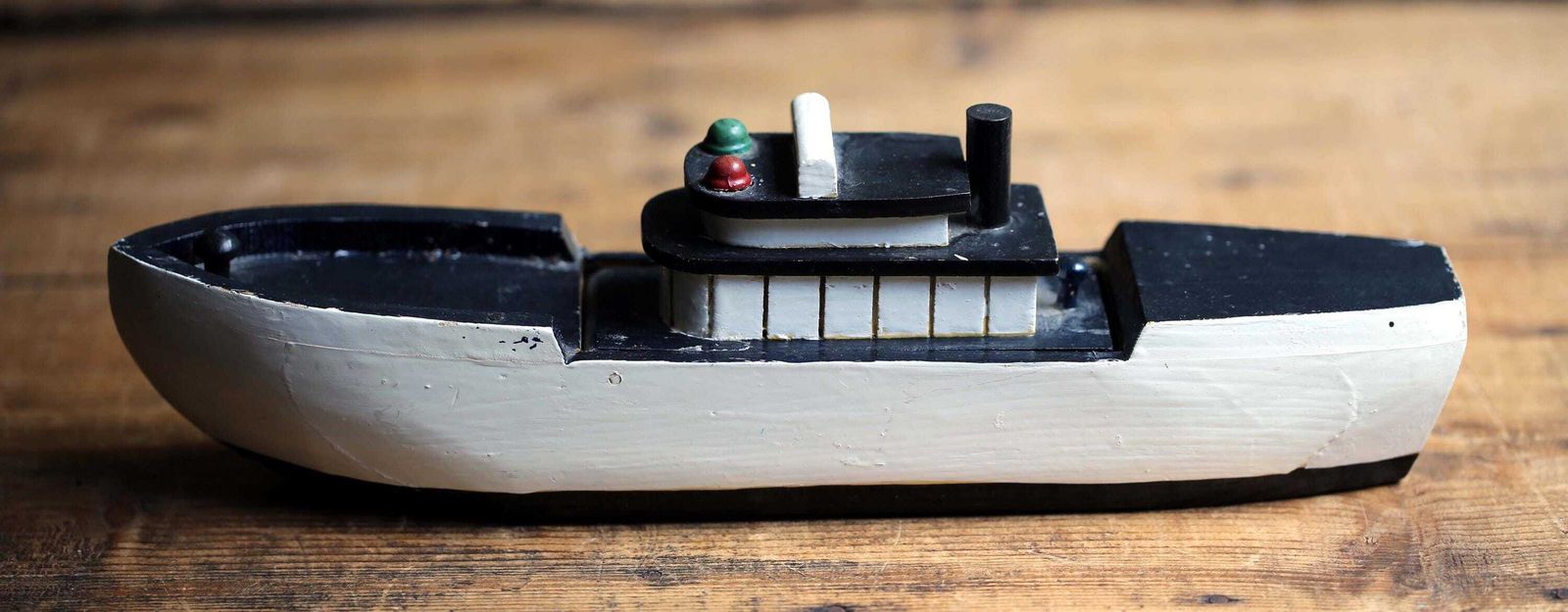 Vintage Model Wooden Boat Model Ship photo Home Decor