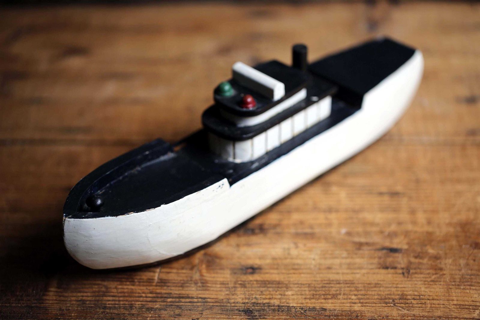 Vintage Model Wooden Boat Model Ship photo buy