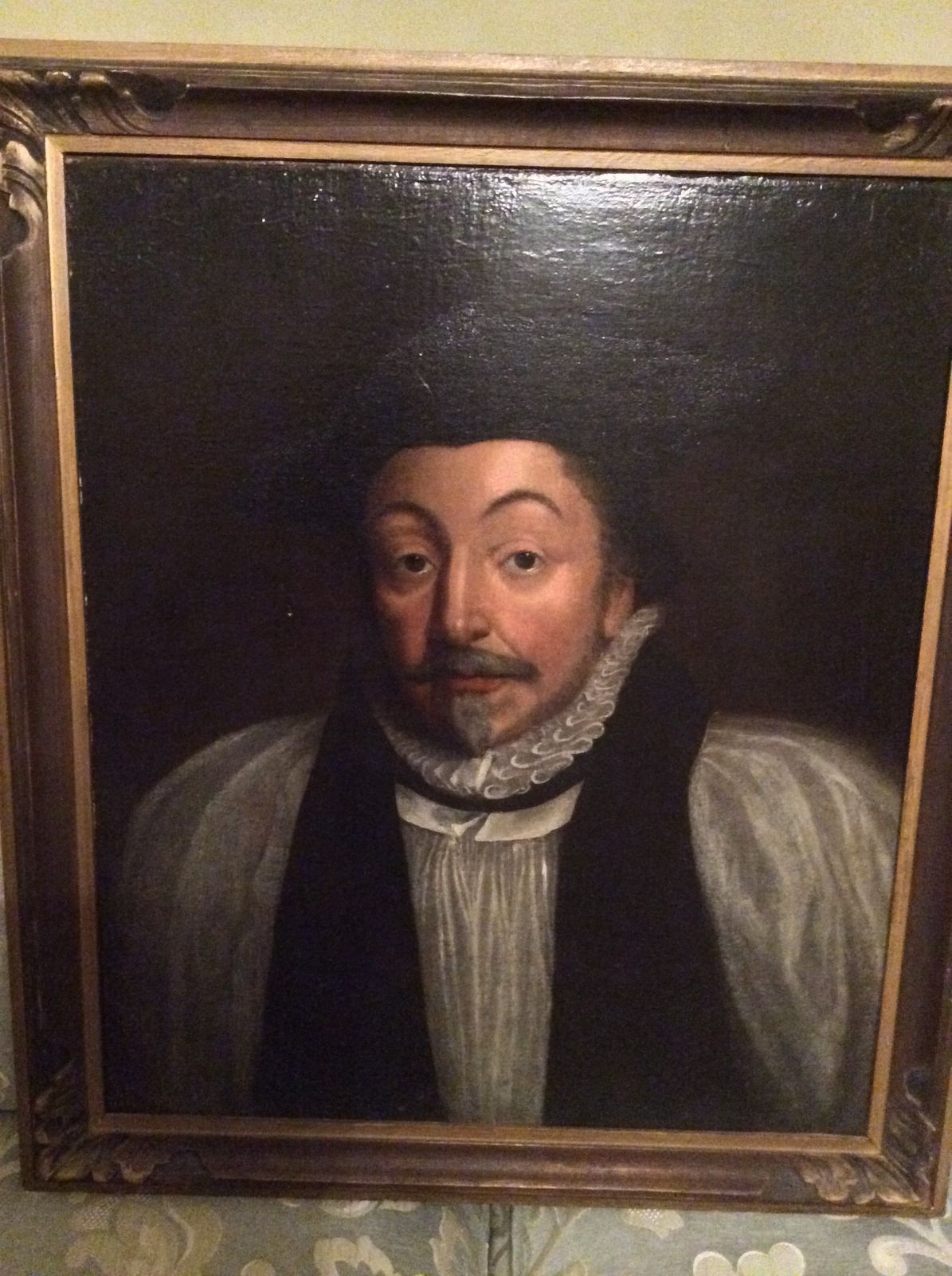 Archbishop Laud (1573 1645) Attributed To The School Of Van Dyke ~1640