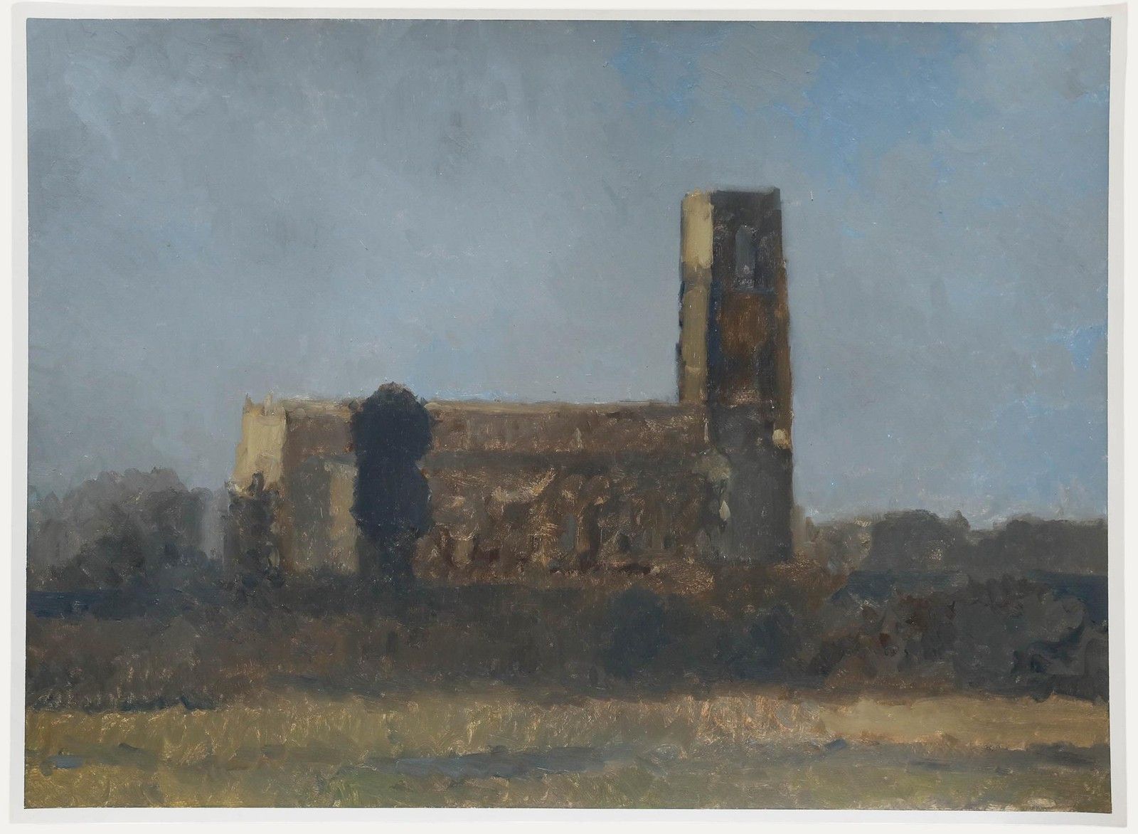 Bernard Myers (1925 2007) Contemporary Oil, Holy Trinity Church