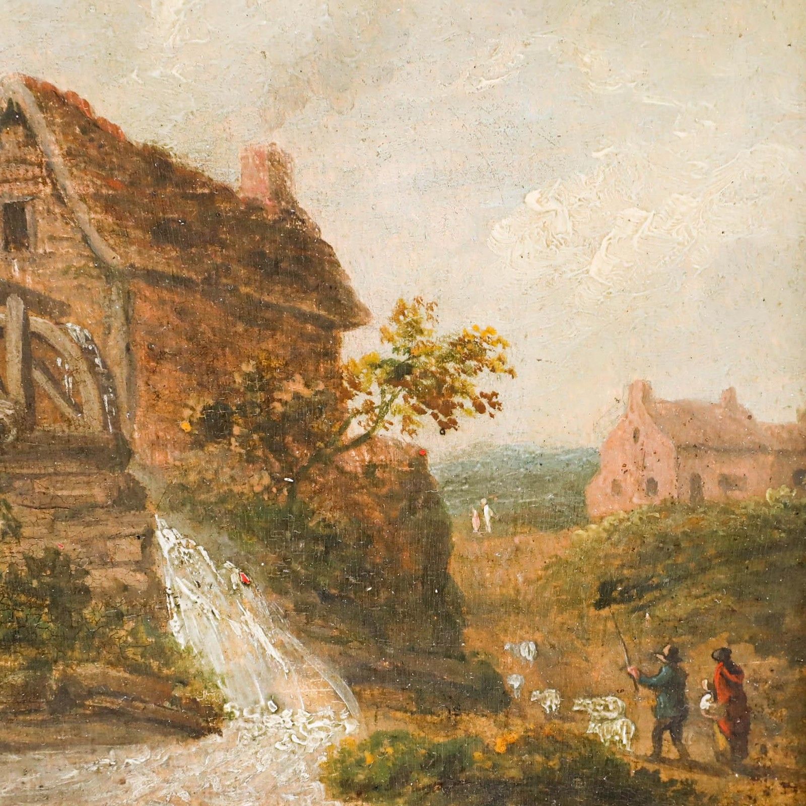 Manner Of Patrick Nasmyth 19th Century Oil, The Watermill photo Art
