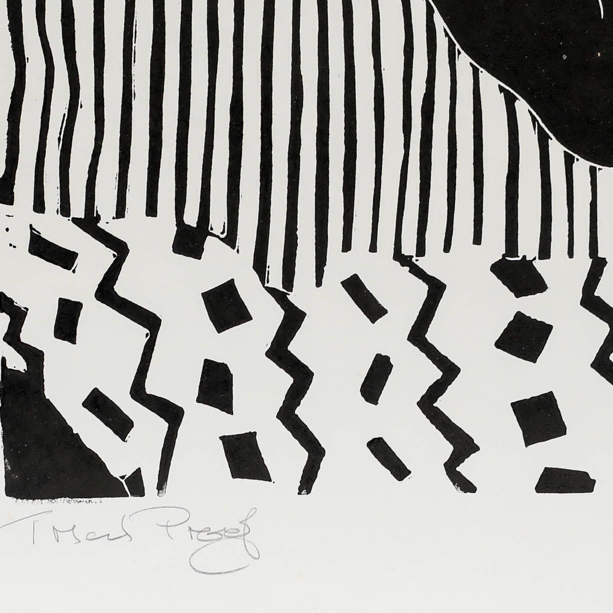 Sheila Oliner (1930 2020) 1992 Linoprint, Reclining Woman II photo for sale