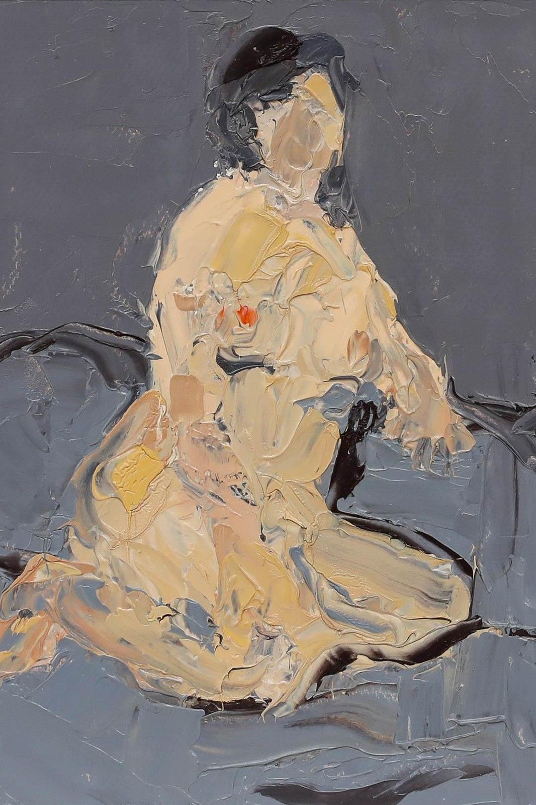 Bernard Myers (1925 2007) 20th Century Oil, Nude VI photo furniture