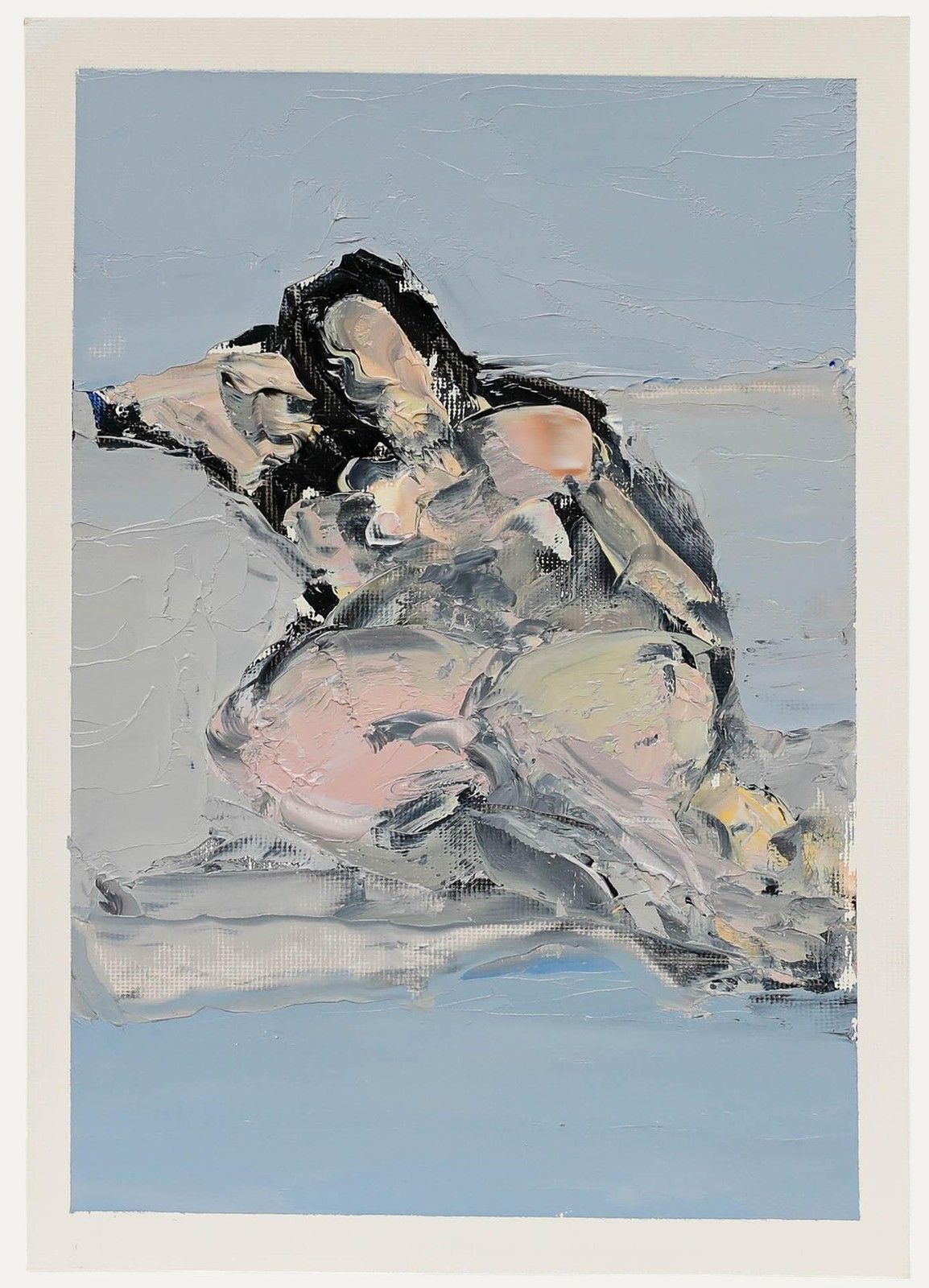 Bernard Myers (1925 2007) 20th Century Oil, Nude III