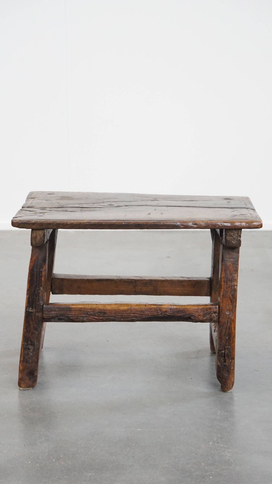 Unique Antique Spanish Side Table/Stool From The 16th Century With Beautiful Original Details photo Furniture