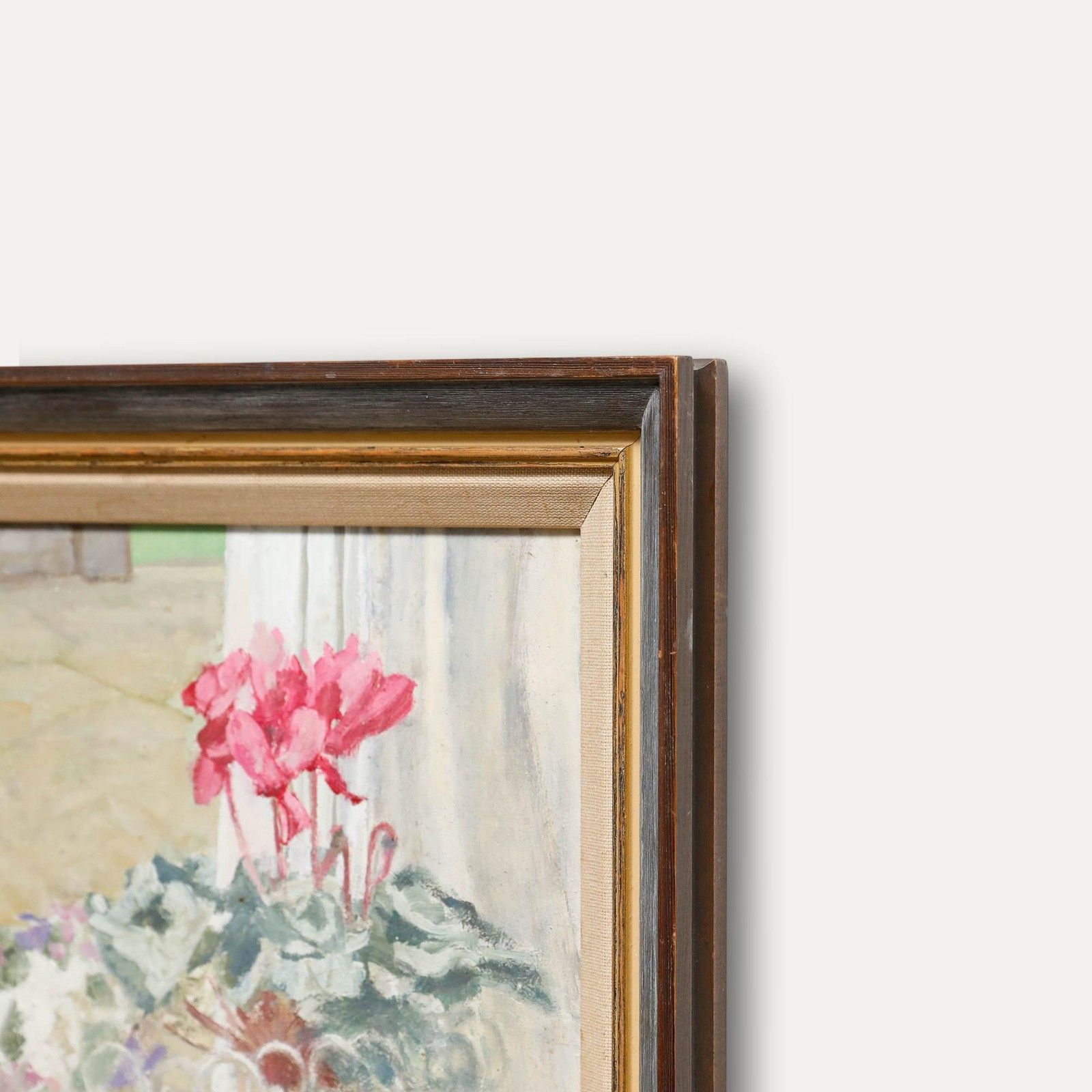 A.C 20th Century Oil, Study Of A Cyclamen photo 495.0