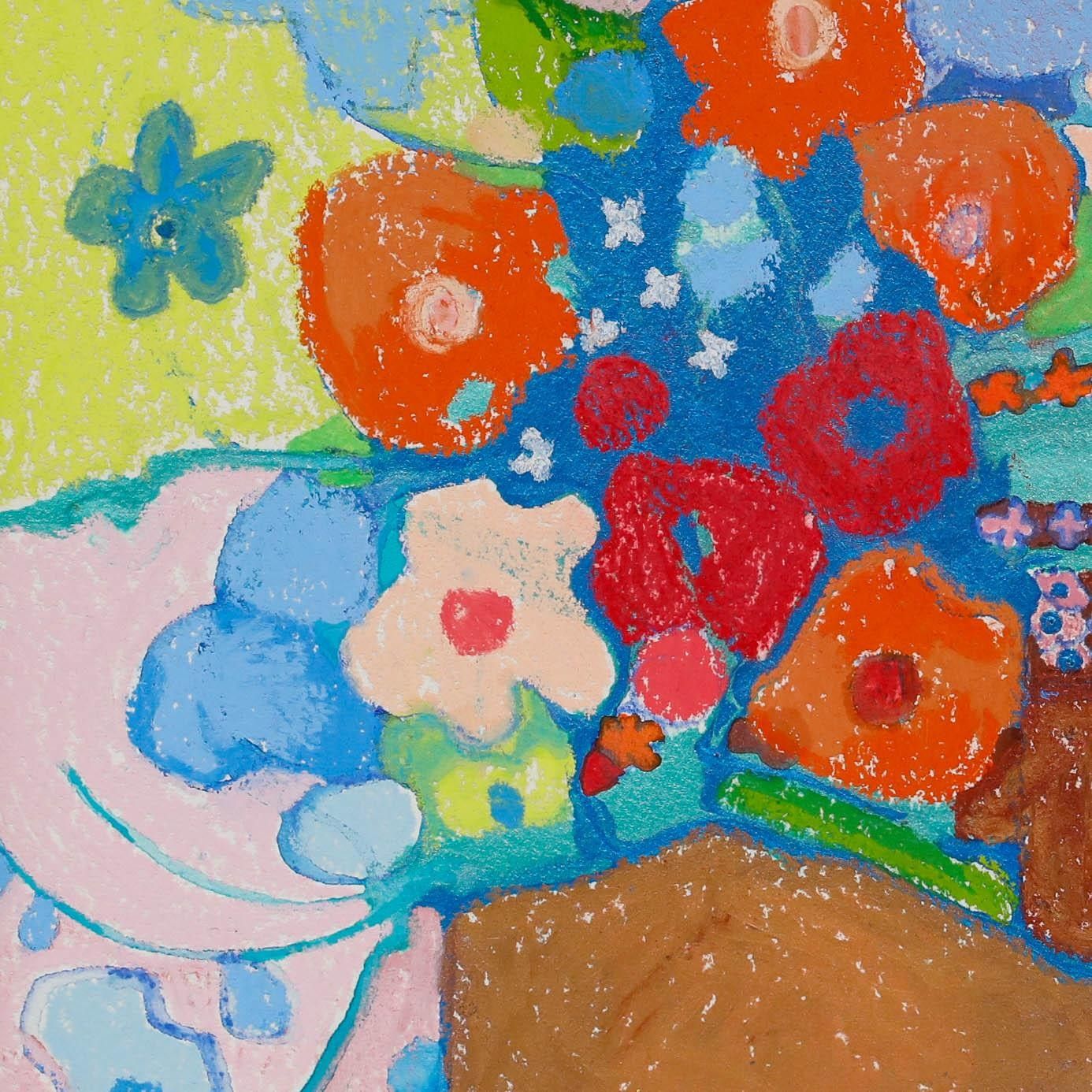 Nola Armstrong 20th Century Pastel, Summer Arrangement photo for sale