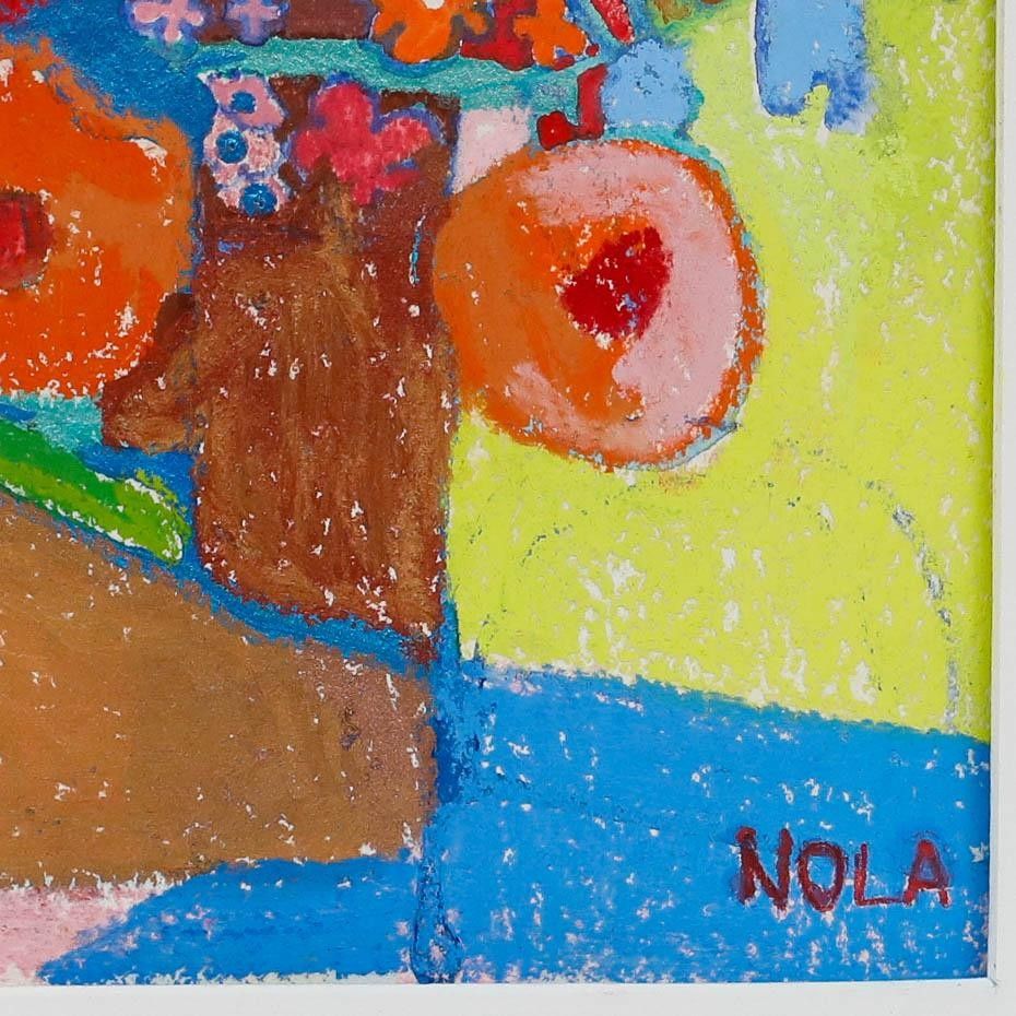 Nola Armstrong 20th Century Pastel, Summer Arrangement photo Art