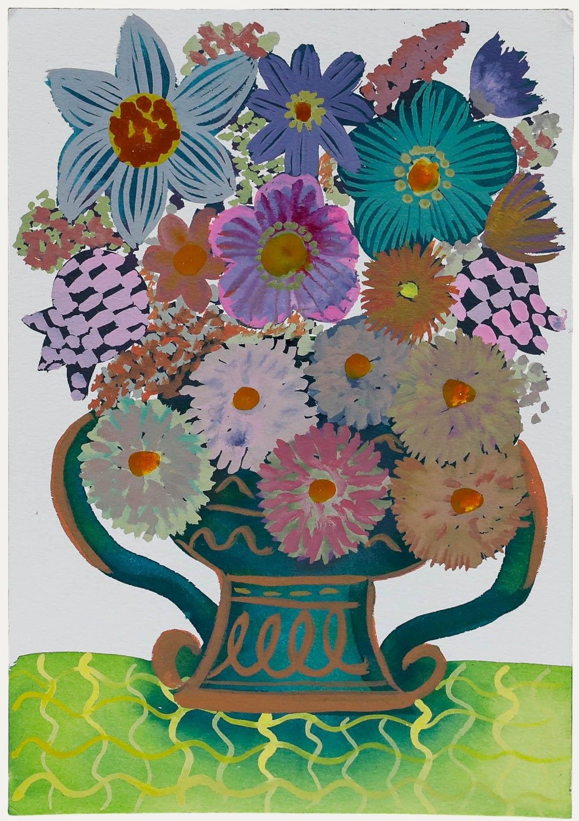 Jemma Jamie 2024 Gouache, Summer Blooms
