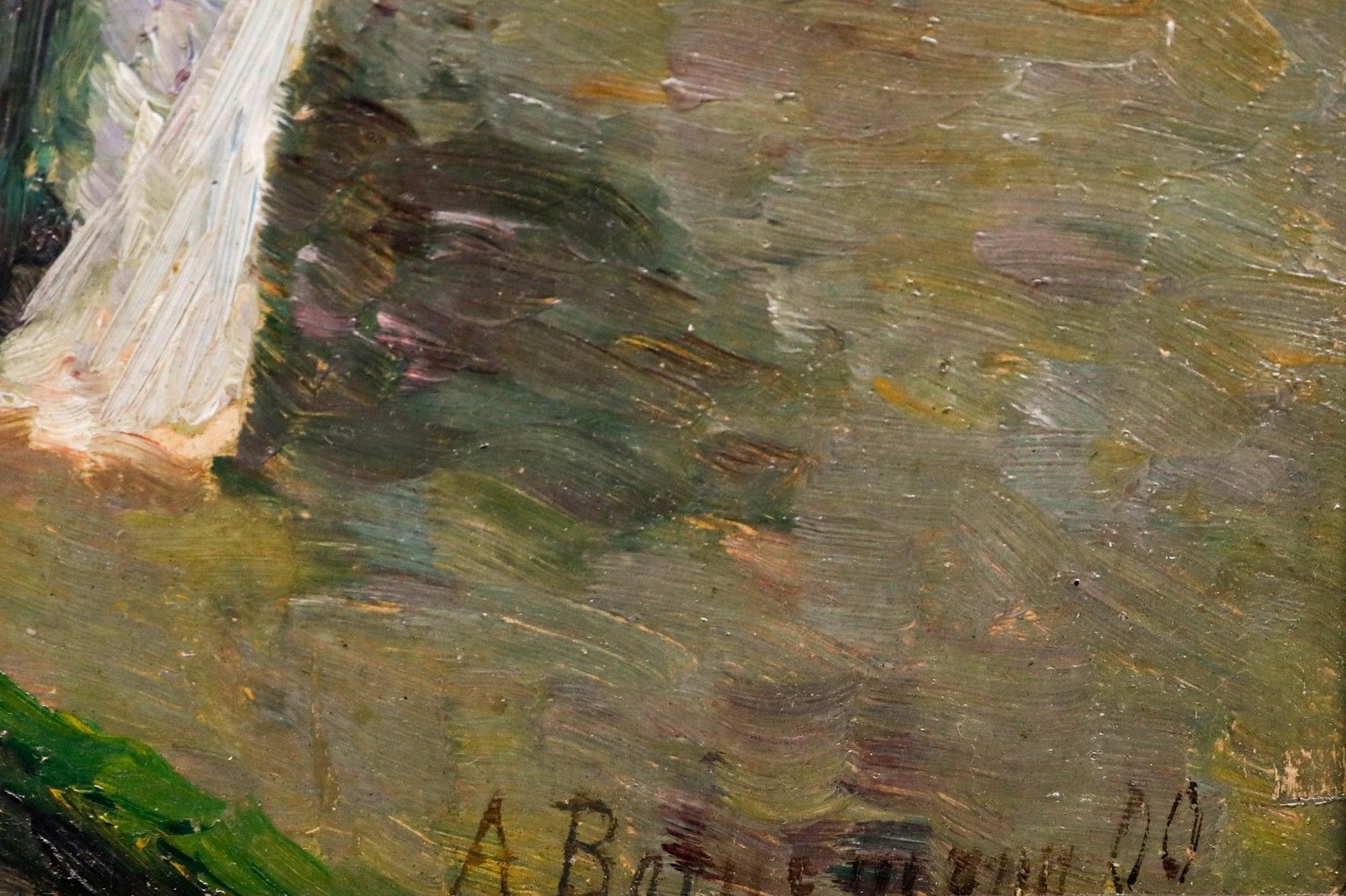 Anna Bornemann (1874 1956) 1900 Oil, A View Of The Garden photo 750.0