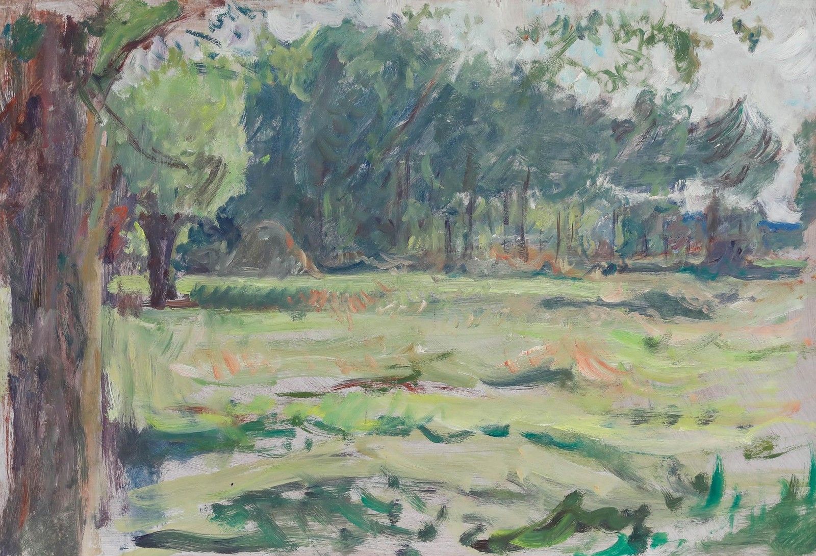 George Weissbort (1928 2013) 20th Century Oil, The Clearing photo furniture