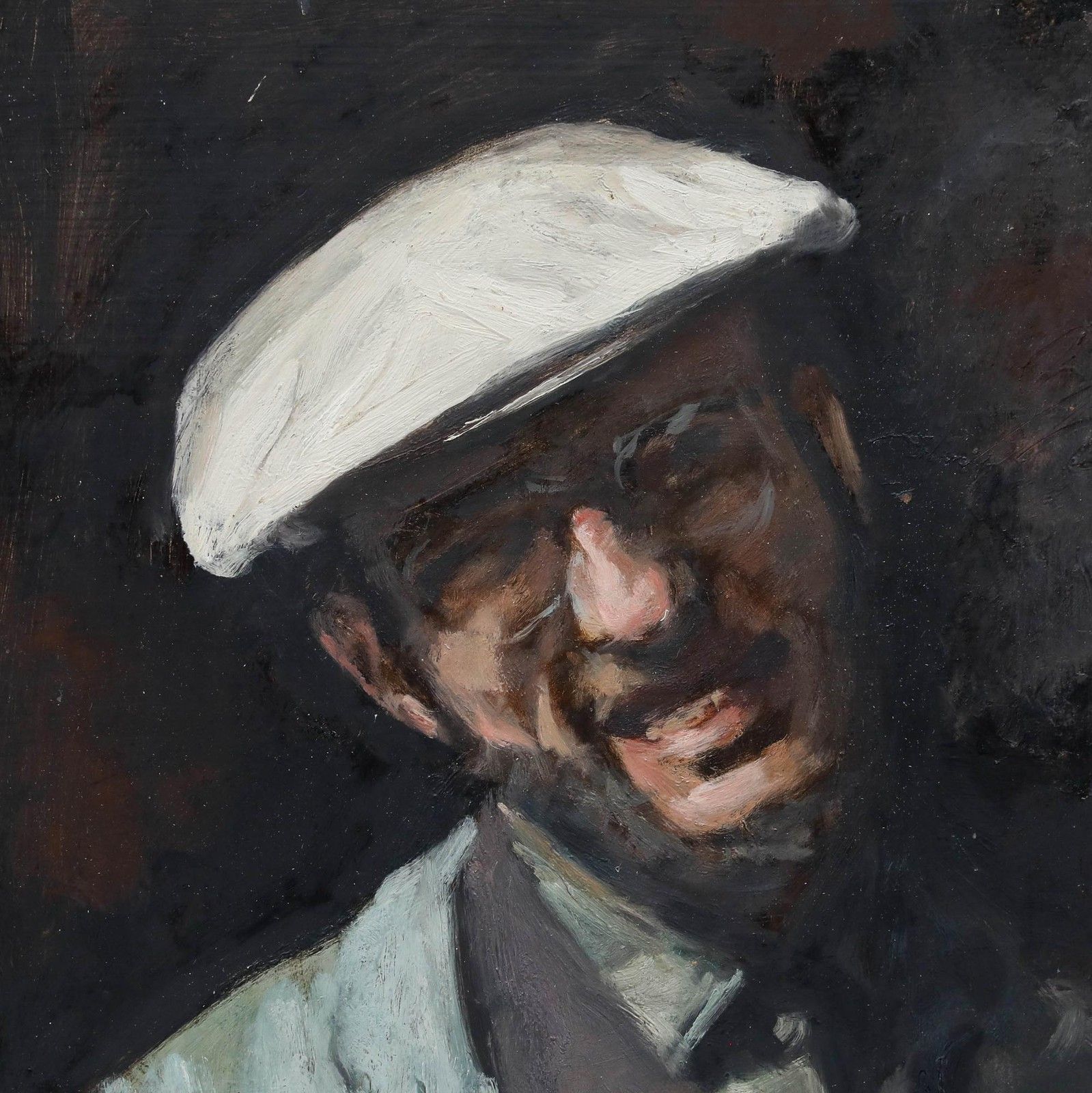 George Weissbort (1928 2013) 20th Century Oil, The White Cap photo Art