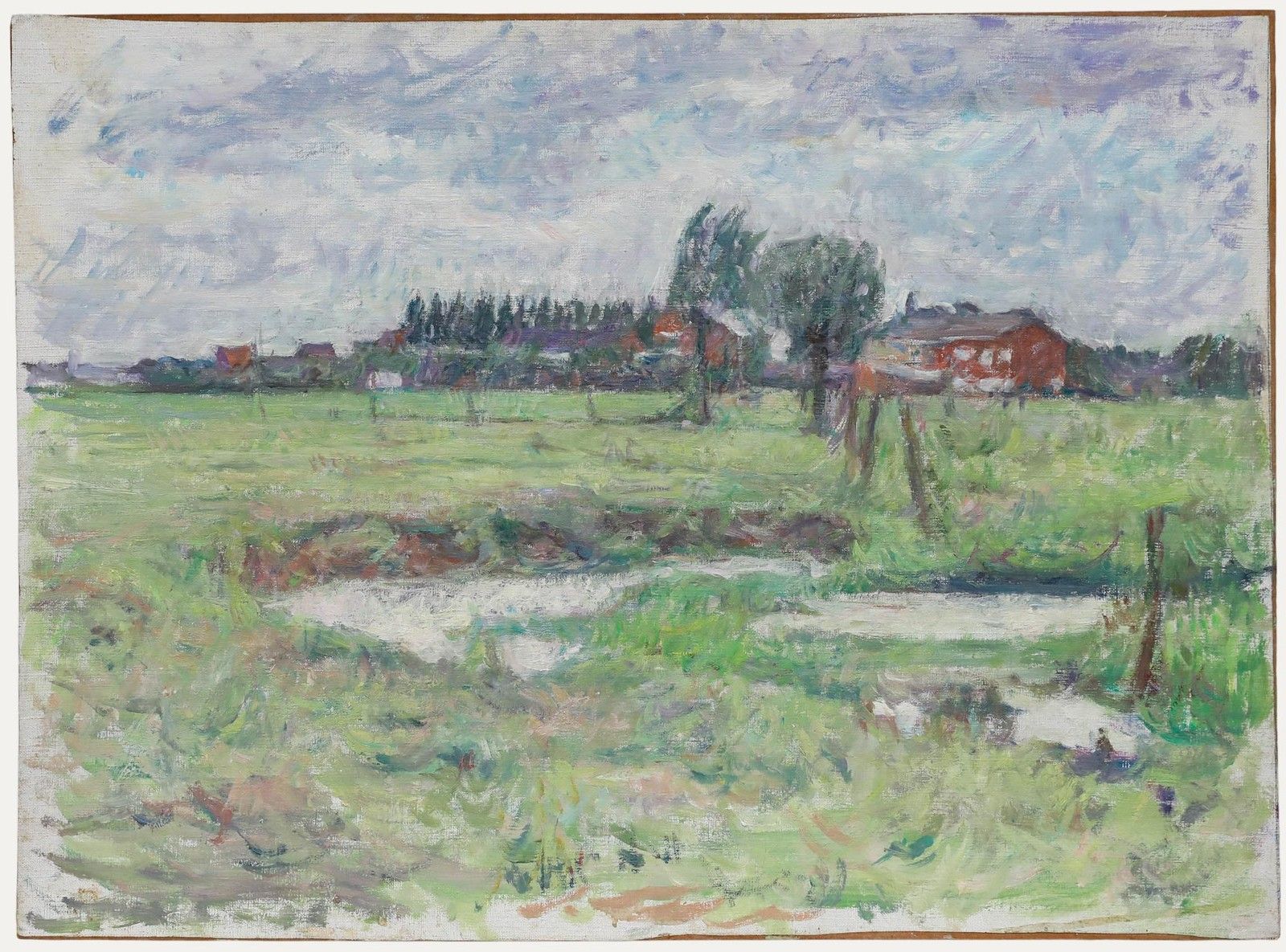 George Weissbort (1928 2013) 20th Century Oil, The Meadow In Spring