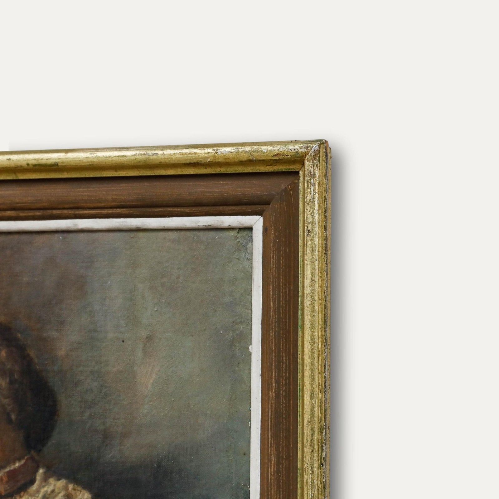 George Weissbort (1928 2013) Framed 20th Century Oil, Lady With Yellow Roses photo vinterior