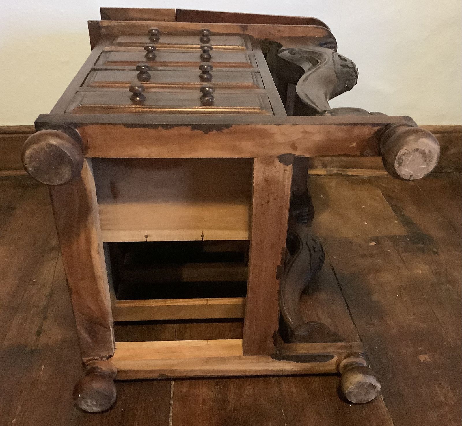 Victorian Mahogany Davenport Secretaire / Writing Desk photo Furniture