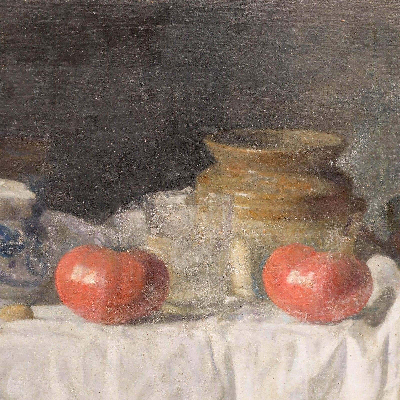 George Weissbort (1928 2013) 20th Century Oil, Tomatoes And Porcelain photo Art