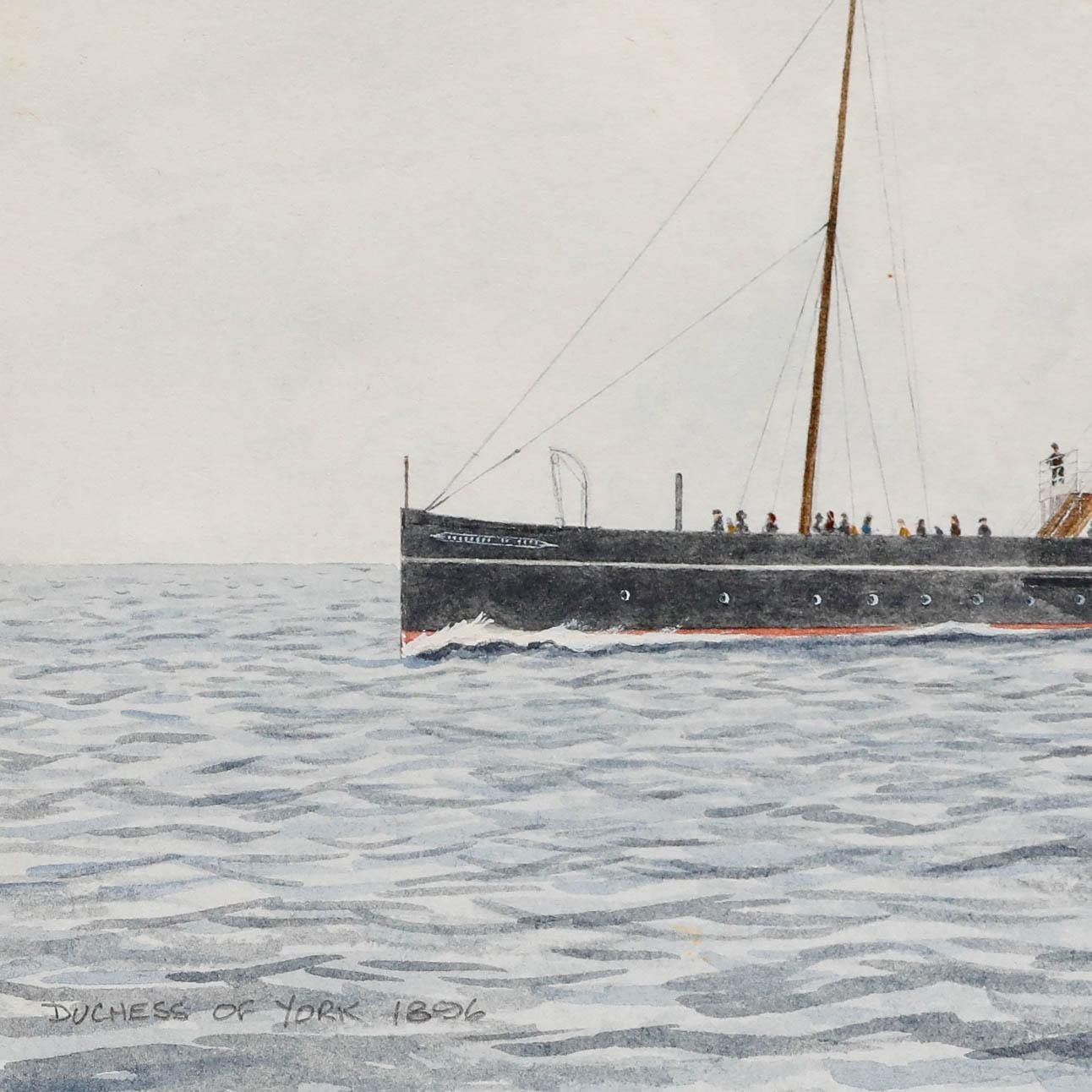 D.J. Lundie 20th Century Watercolour, Duchess Of York, 1896 photo Art