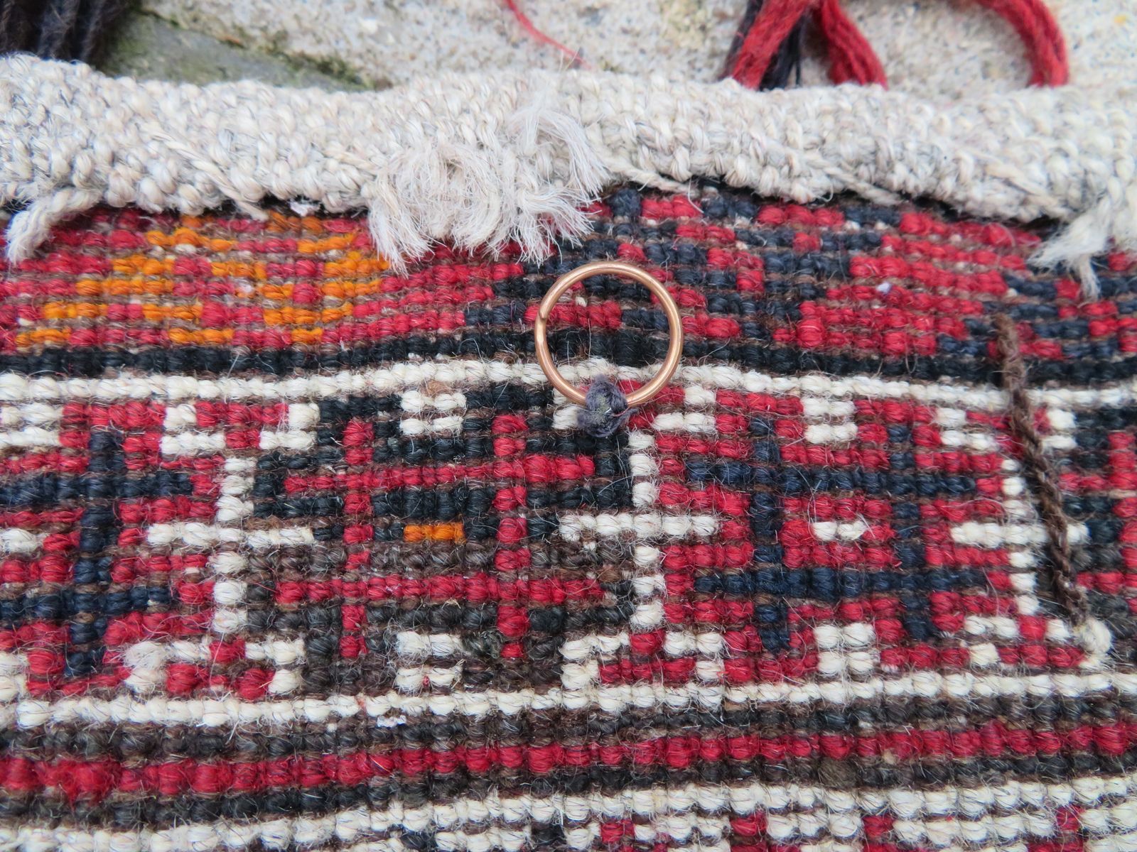 photo vinterior Yomut Turkmen Kapunuk Portiere Door Tent Hanging Decoration.
