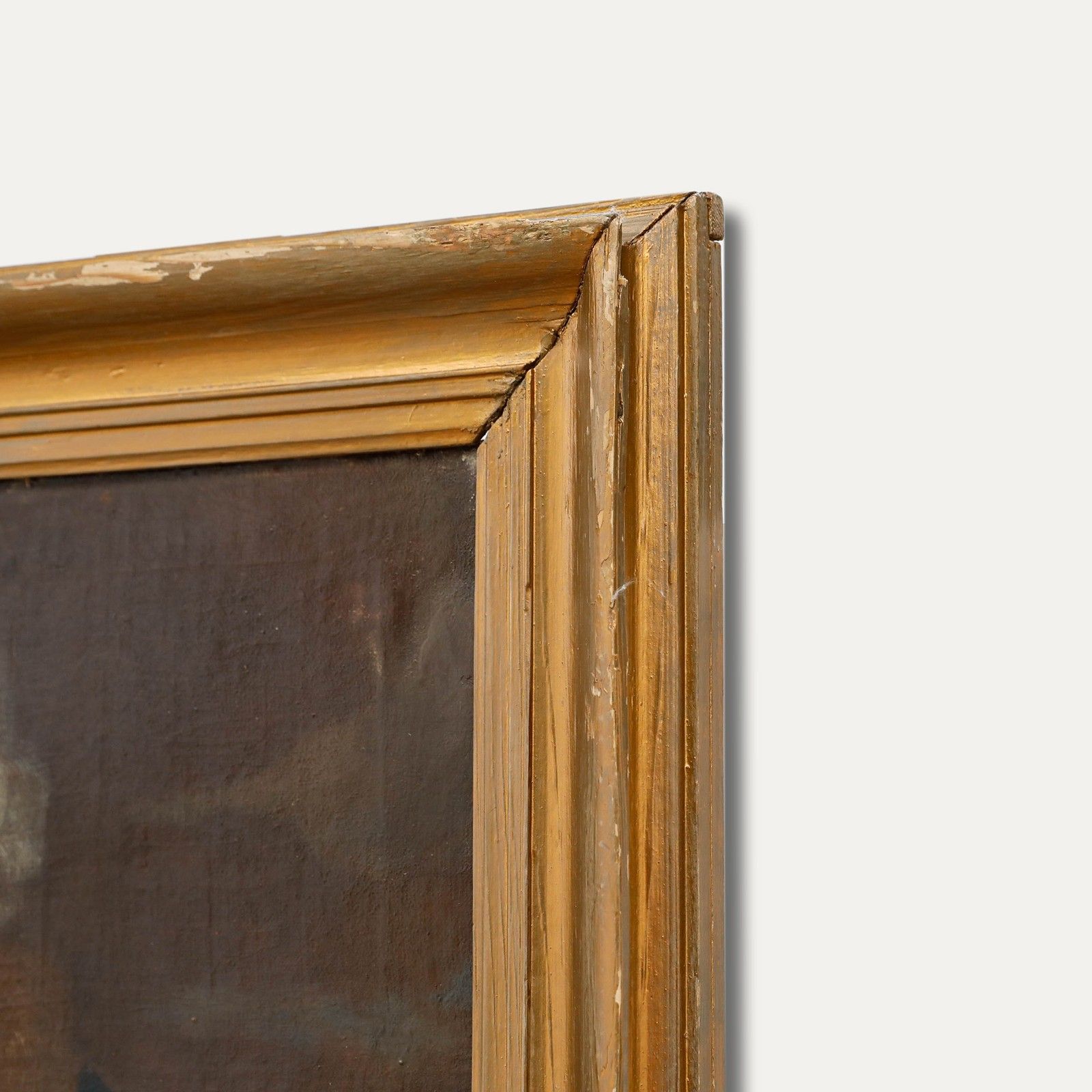 R. Waring German School 1737 Oil, The First Sword photo vinterior