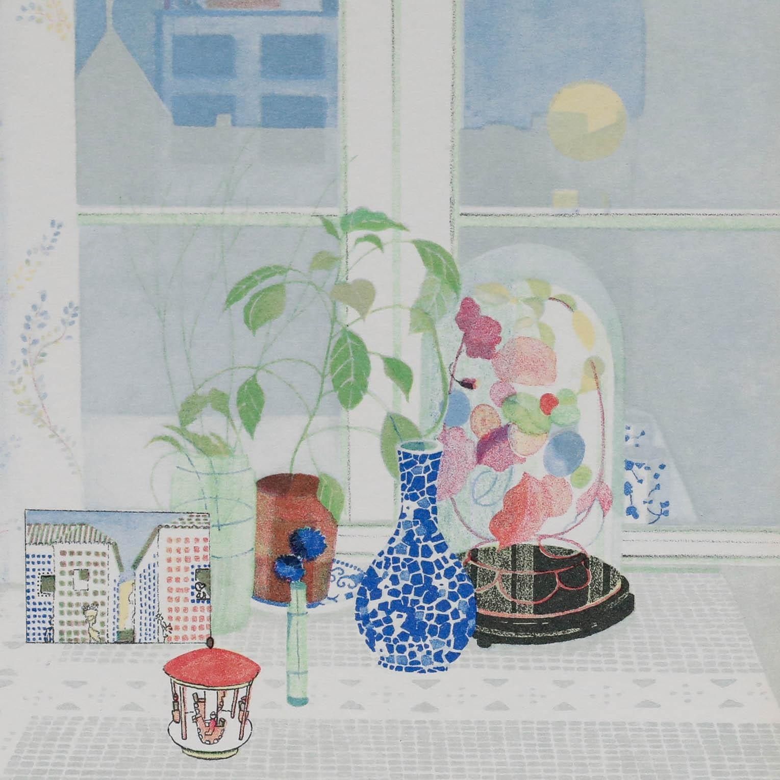 Jane Tippett (B.1949) 20th Century Lithograph, By The Windowsill photo for sale