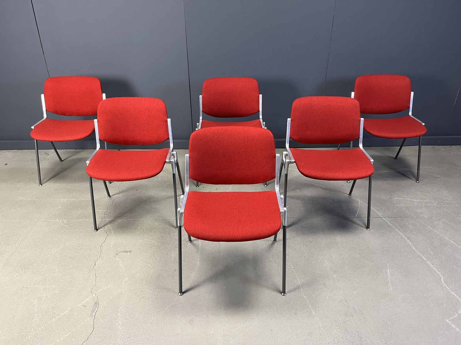 Vintage Dsc 106 Side Chairs By Giancarlo Piretti For Castelli, 1970s   Set Of 6 photo 995.0