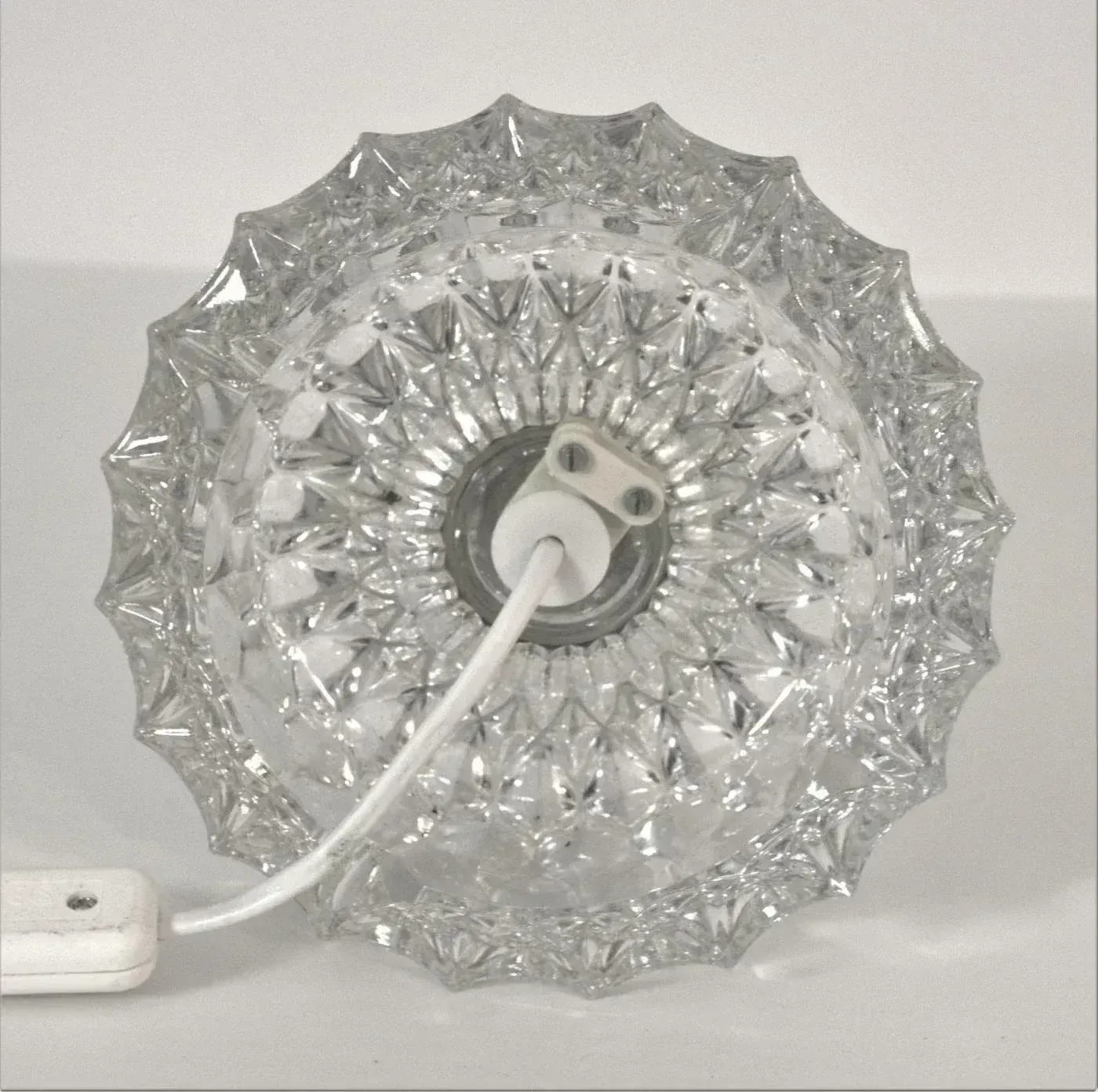 Lighting Glass And Chrome Table Lamp By Carl Fagerlund For Orrefors, Sweden, 1960s photo