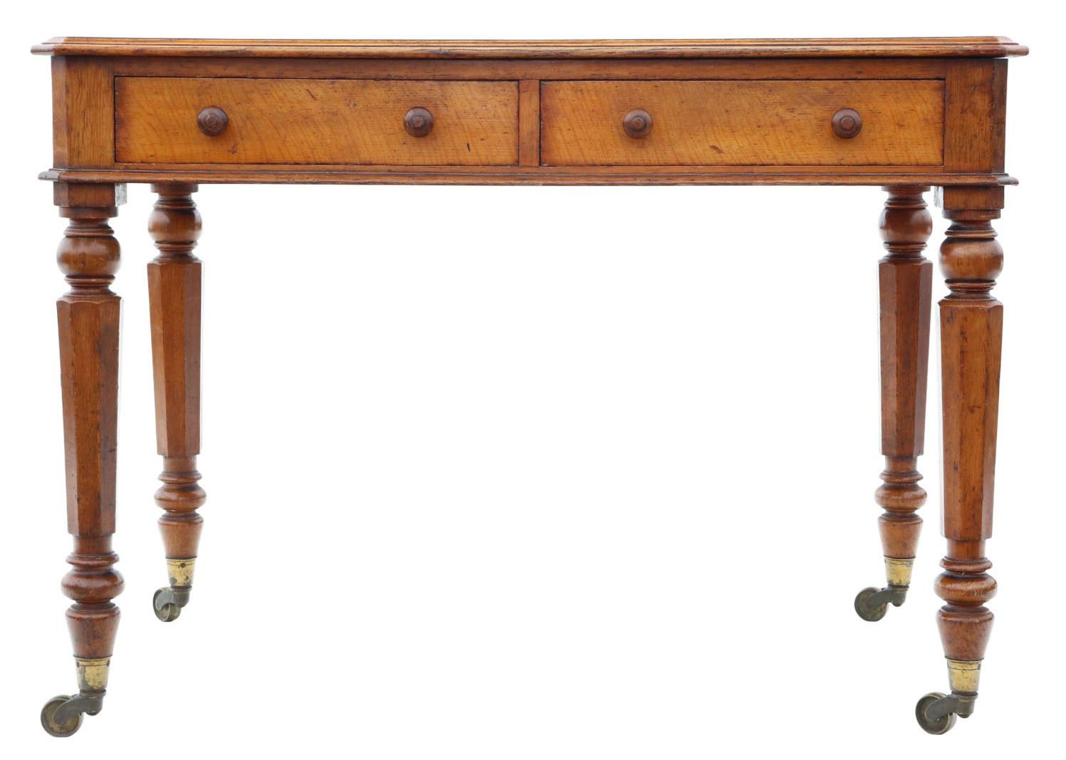 Antique 19th Century Oak Writing Desk / Table – Fine Quality Furniture photo Furniture