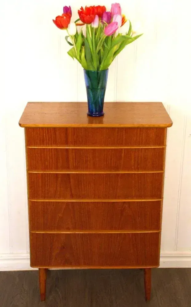 Swedish Teak Chest Of Drawers, 1950s photo Furniture