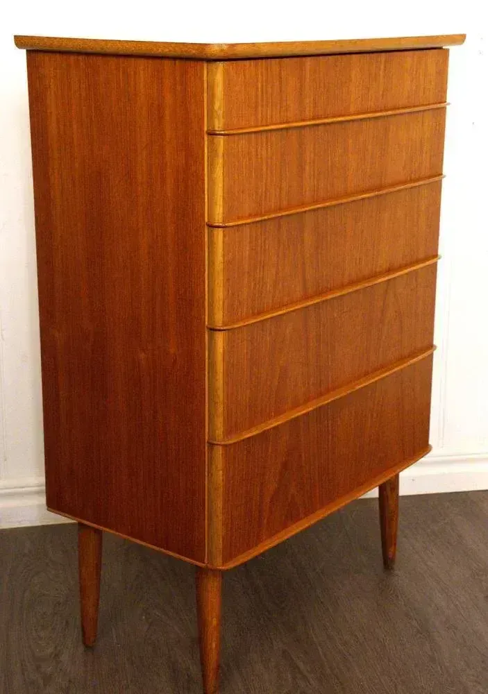 photo vinterior Swedish Teak Chest Of Drawers, 1950s