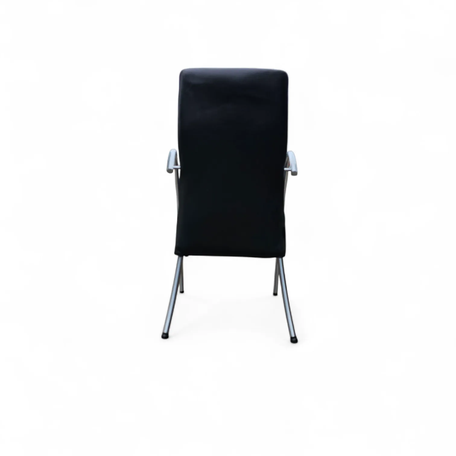6 X Rare Leather Dining Chair By Hennie De Jong / 1990s photo vintage