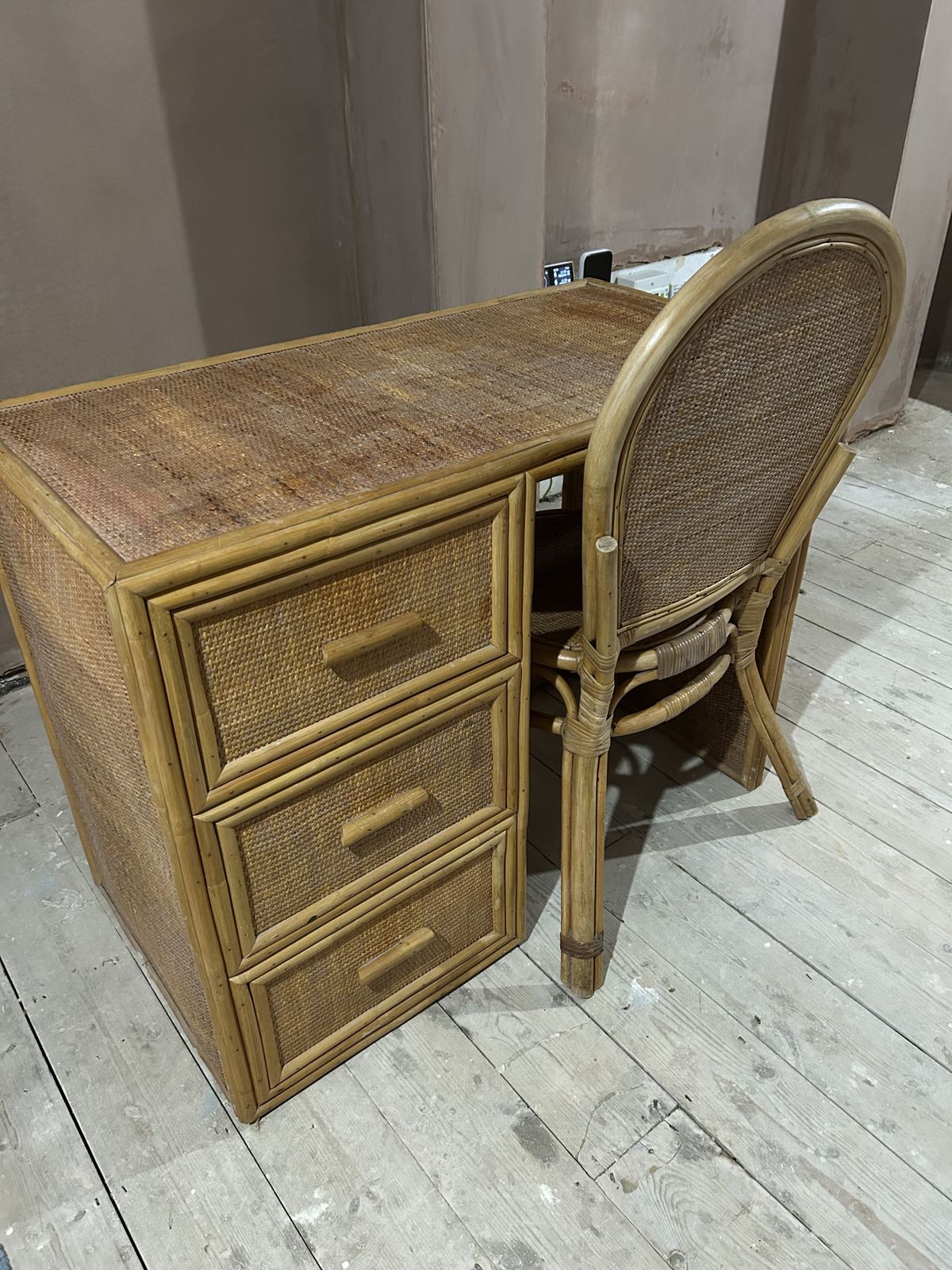 1970s Rattan Bedroom Set photo furniture
