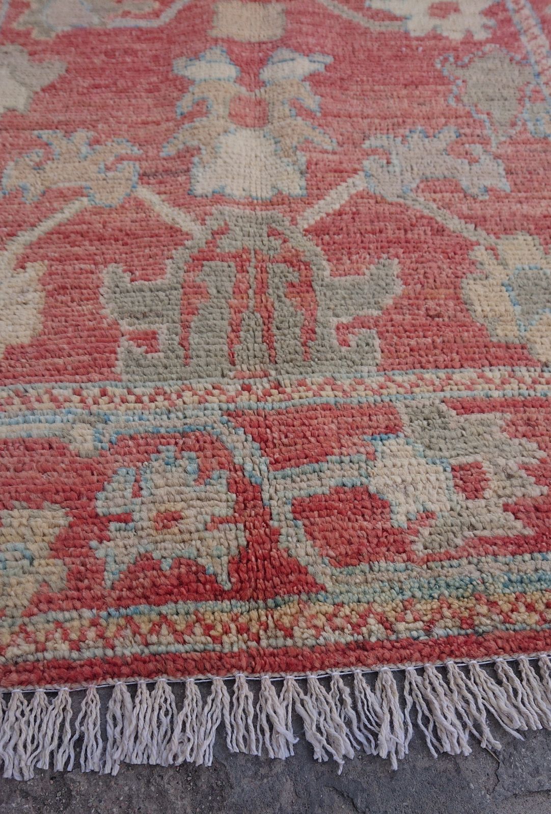 3x5 Rust Turkish Oushak Bohemian Hand Knotted Rug photo 286.0