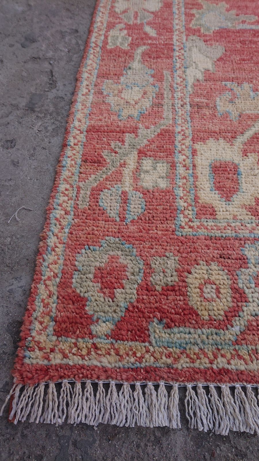 3x5 Rust Turkish Oushak Bohemian Hand Knotted Rug photo vinterior