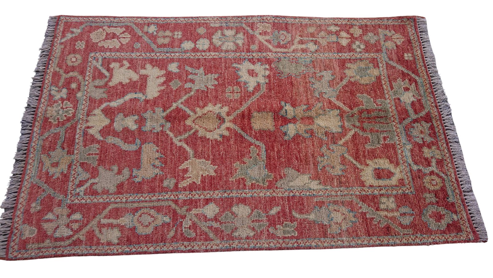 3x5 Rust Turkish Oushak Bohemian Hand Knotted Rug photo buy