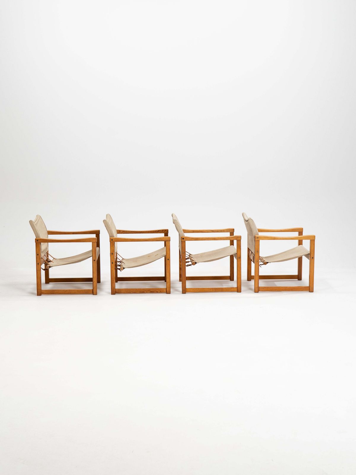 Midcentury Modern Set Of Four Karin Mobring Armchairs Model Diana By Ikea In Sweden, 1970s photo Furniture