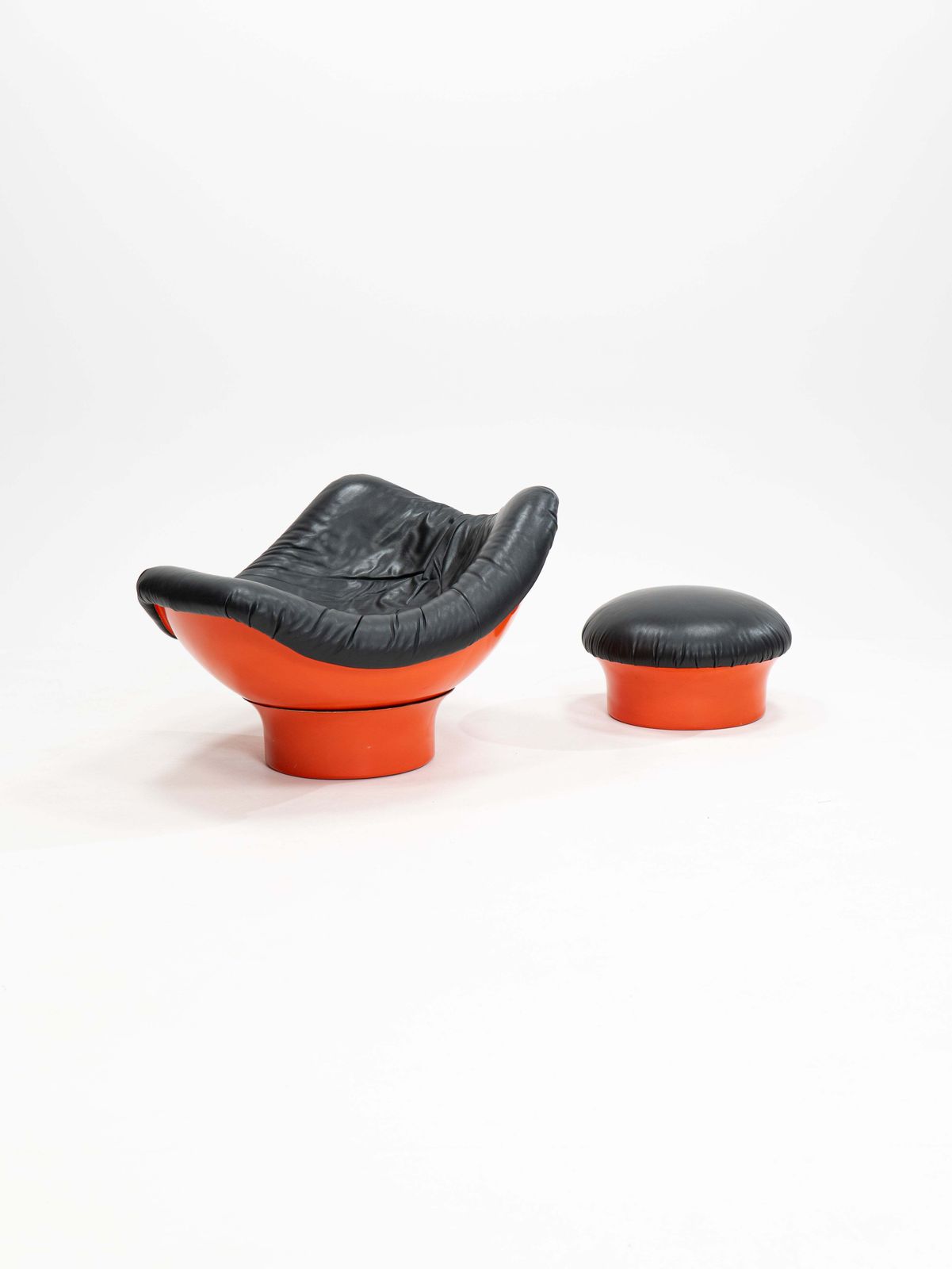Rodica Lounge Chair By Mario Brunu For Comfort, Italy, 1960s, Set Of 2 photo for sale