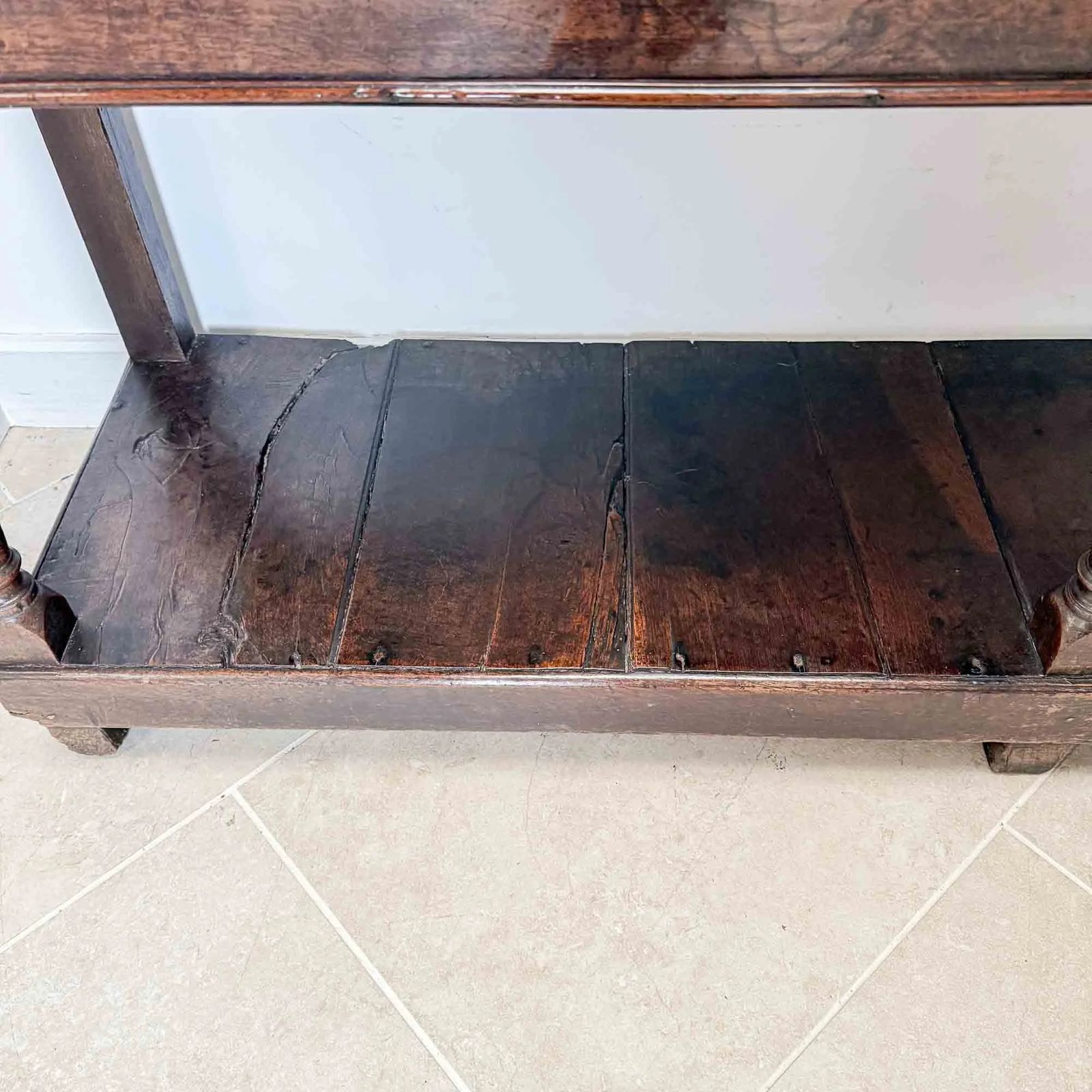Furniture Georgian Oak Welsh Dresser, 18th Century And Earlier photo