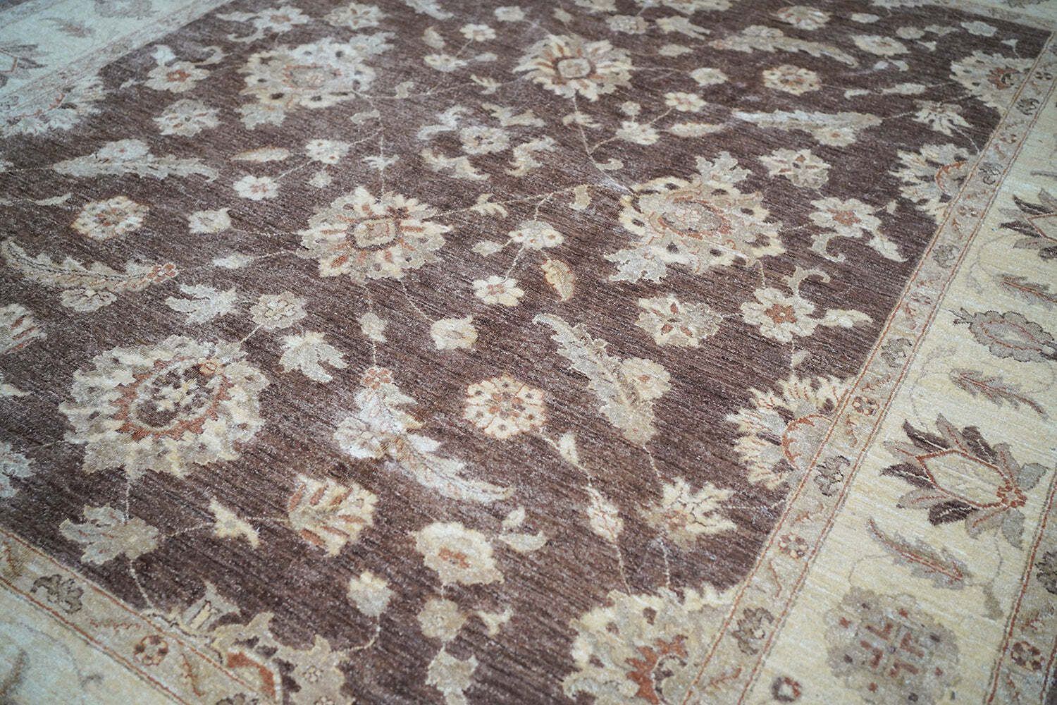 A Large Contemporary Gold Antique Wash Ziegler Carpet C.2010 photo vintage