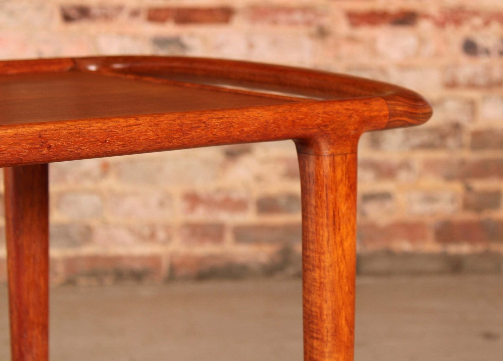 Mid Century 2 Tier Teak Serving Trolley By Niels O. Møller For J.L. Møllers, 1960s photo buy