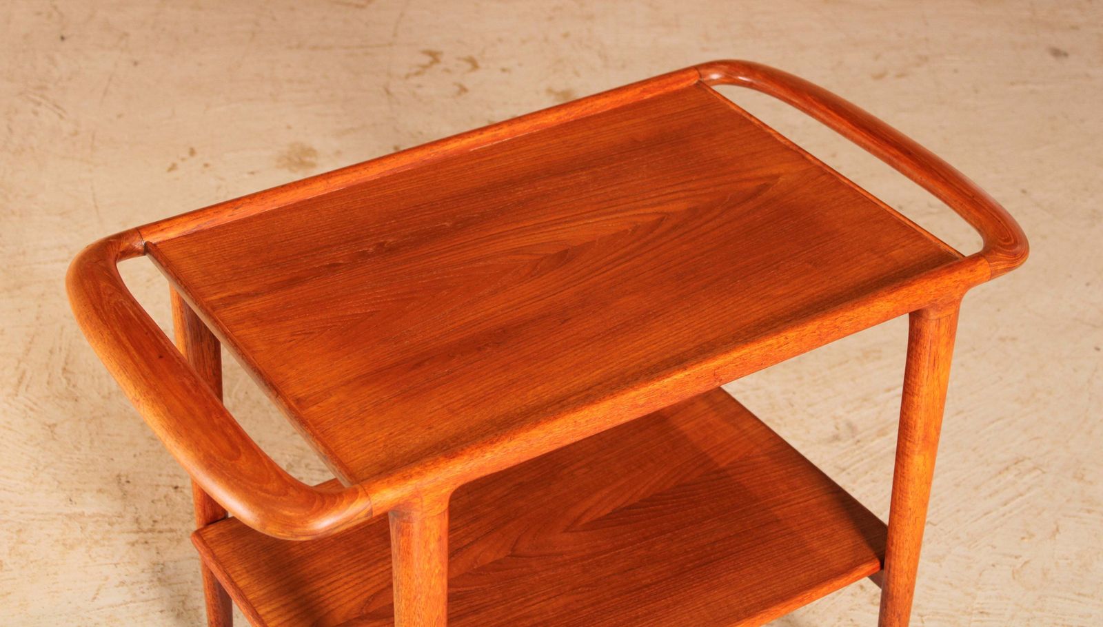 photo for sale Mid Century 2 Tier Teak Serving Trolley By Niels O. Møller For J.L. Møllers, 1960s