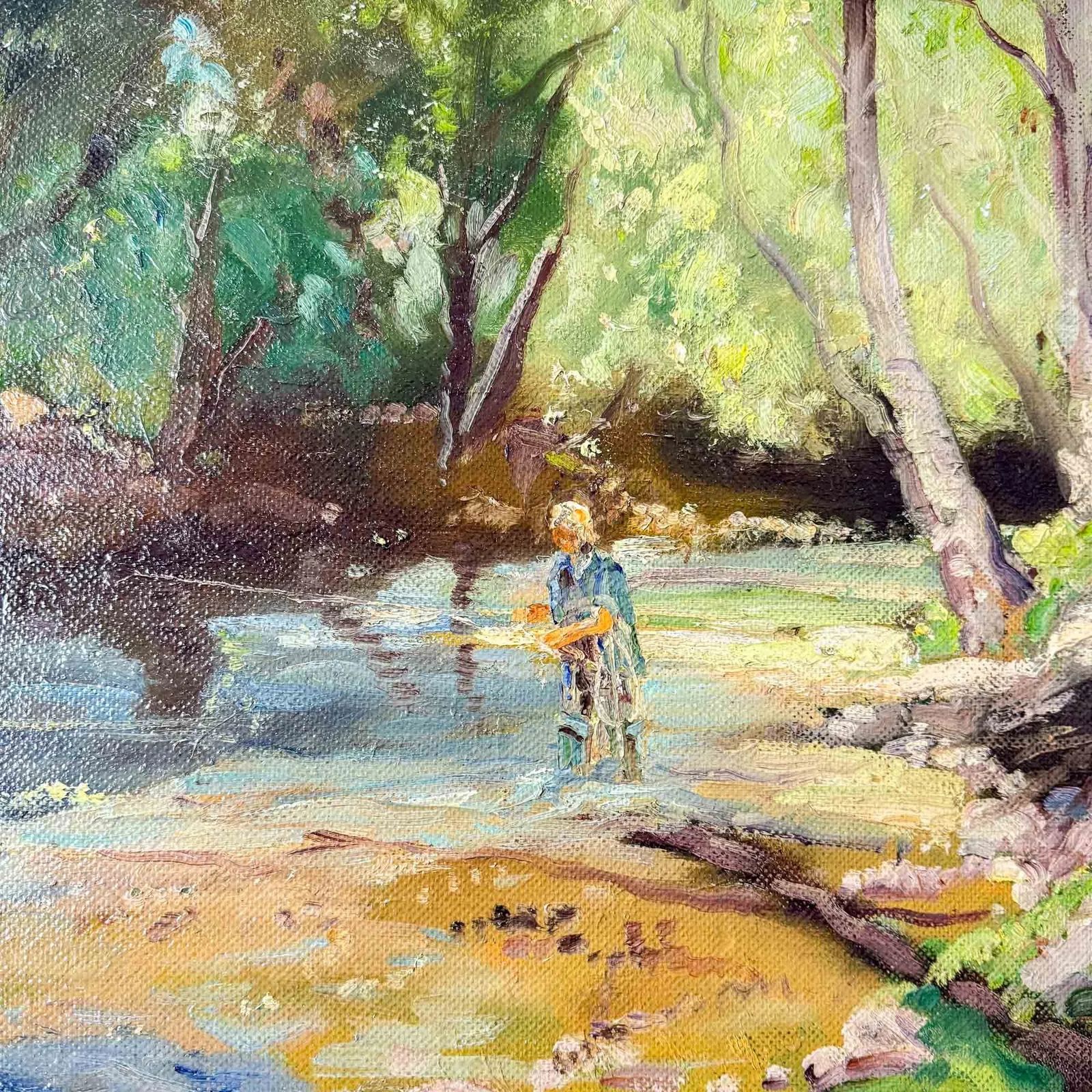 Oil Painting By Gordon Clifford Barlow photo for sale