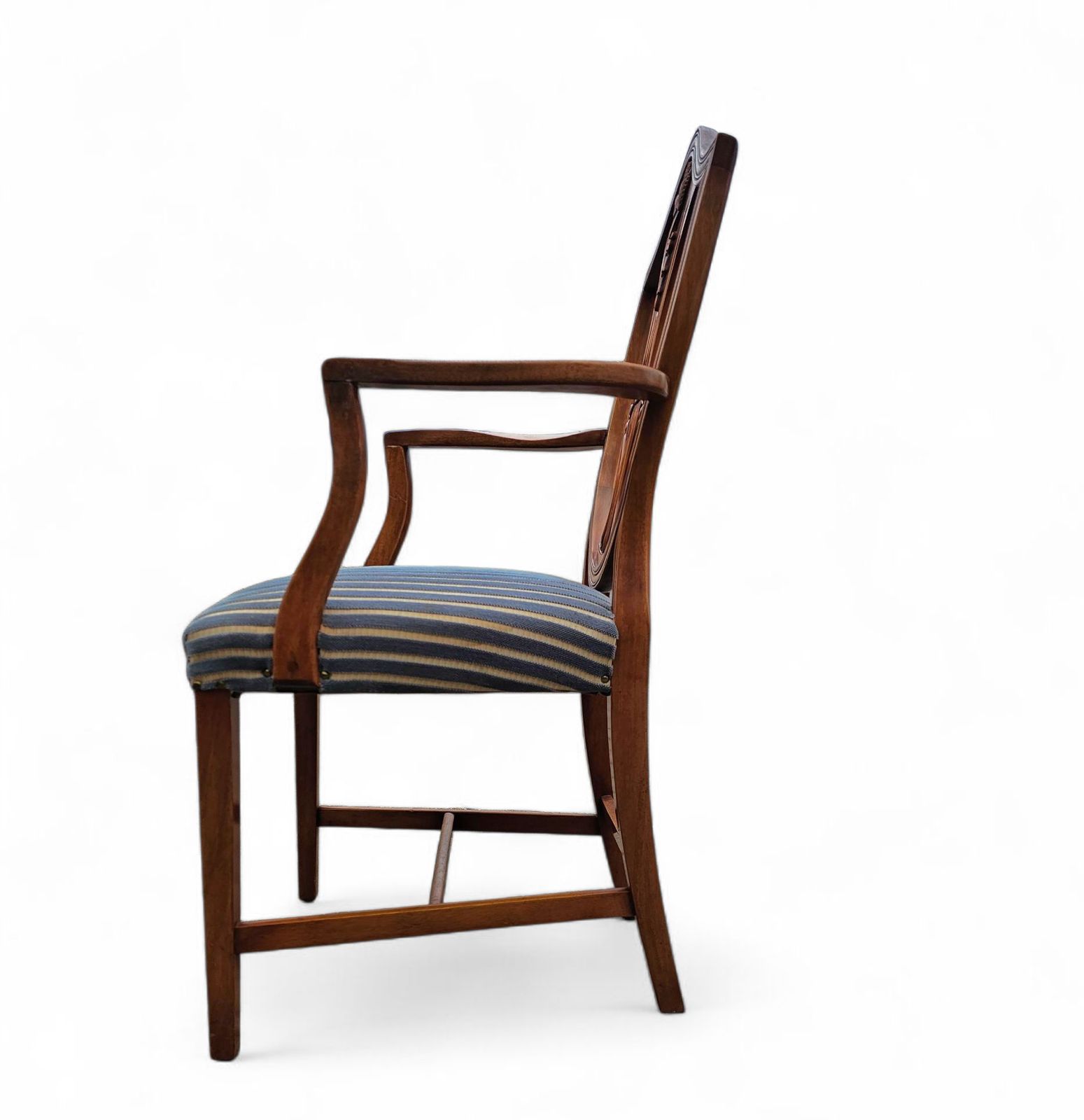 photo vinterior 6 X English Mahogany Hepplewhite Chairs / 1920s