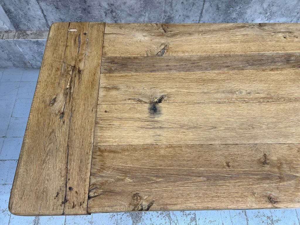 248cm Rustic Oak Dining Refectory Table photo Furniture