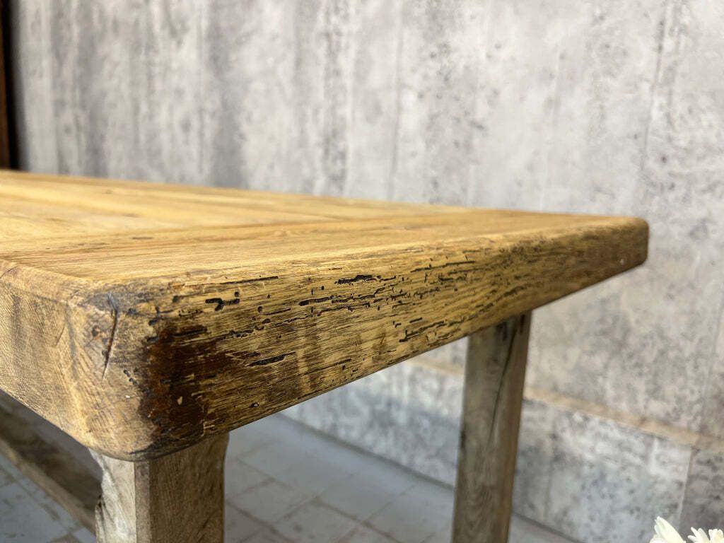 Furniture 248cm Rustic Oak Dining Refectory Table photo