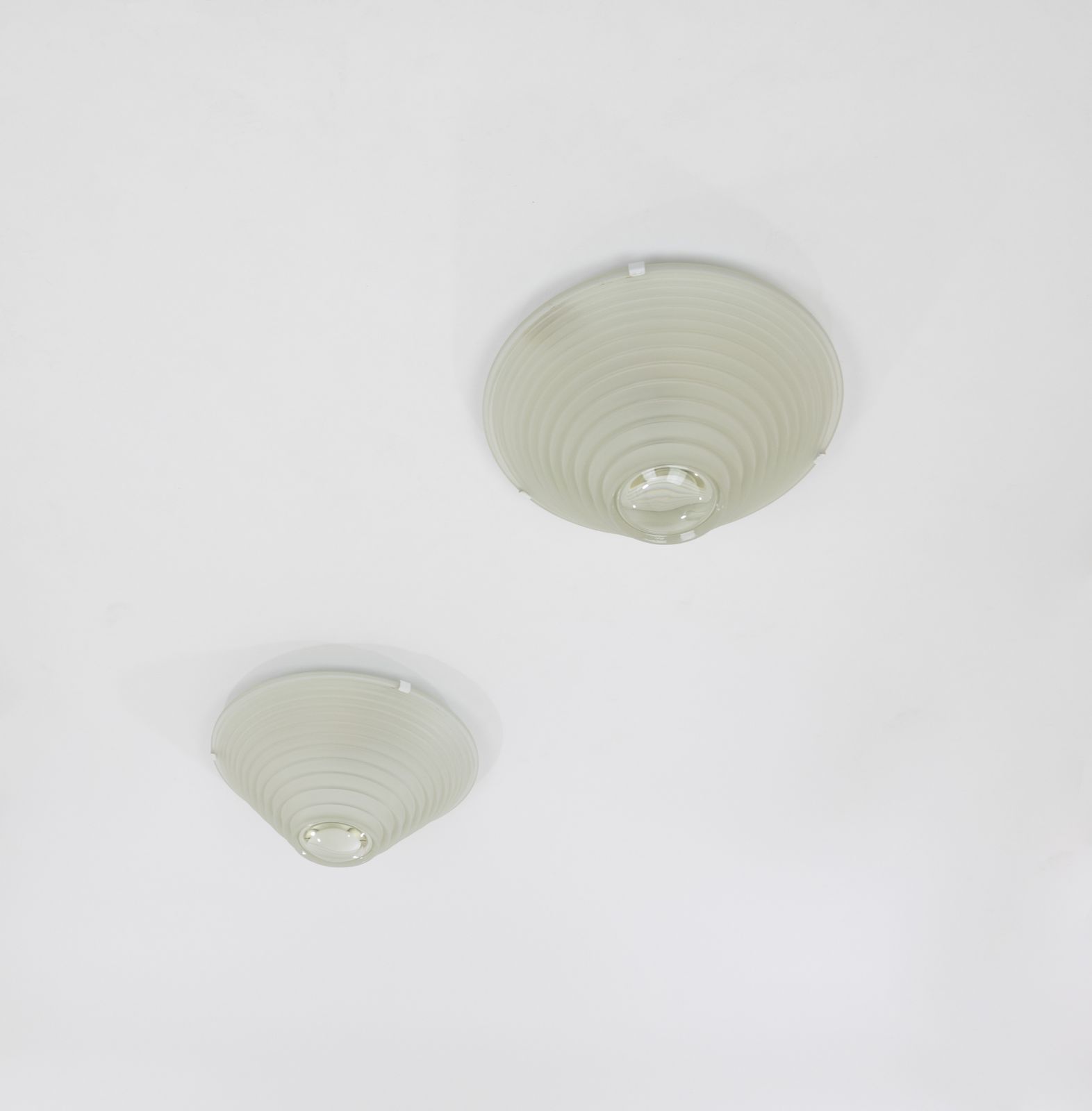 photo for sale Pair Of Egina Ceiling Or Wall Lamps By Angelo Mangiarotti For Artemide, 1970s
